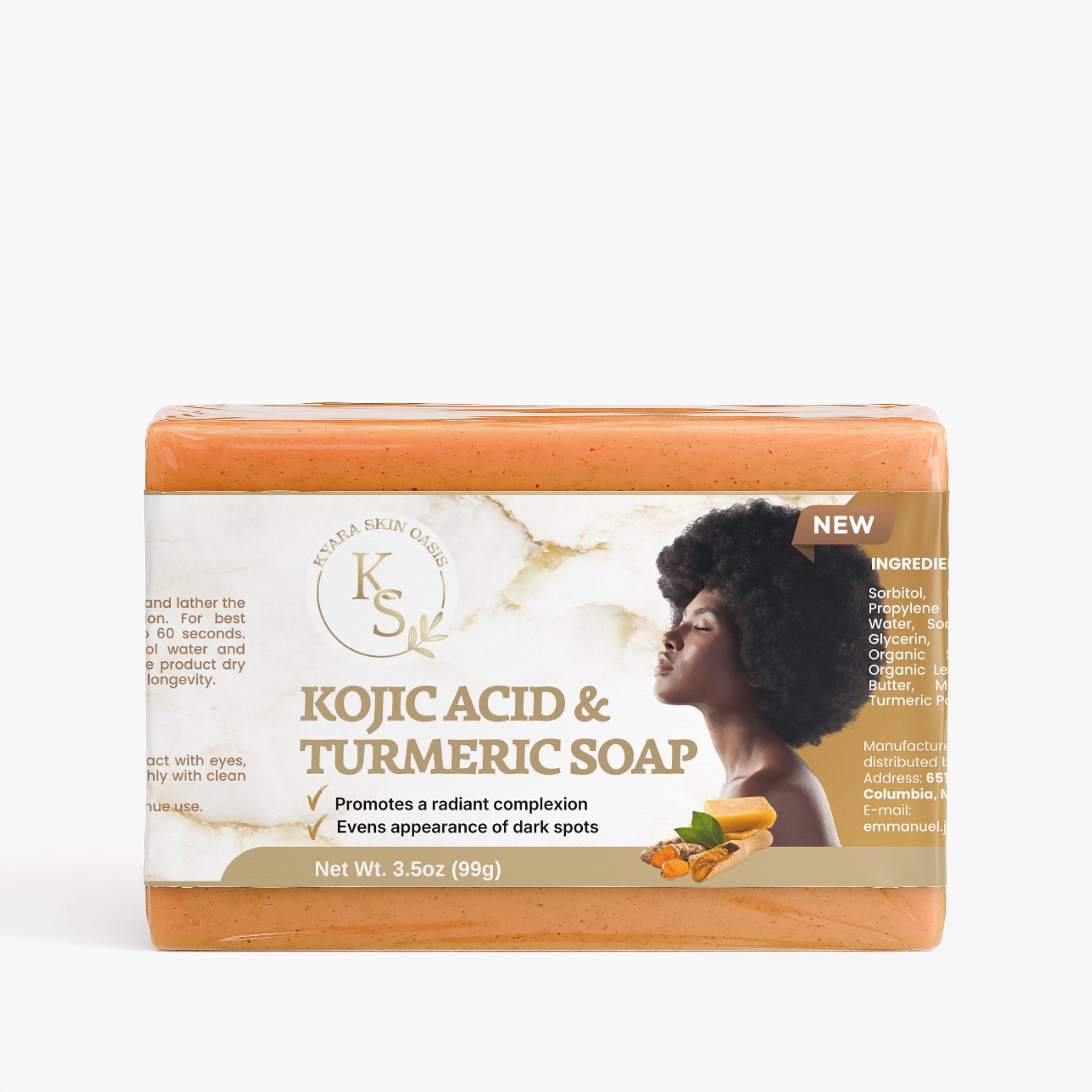 Kojic Acid & Turmeric Soap