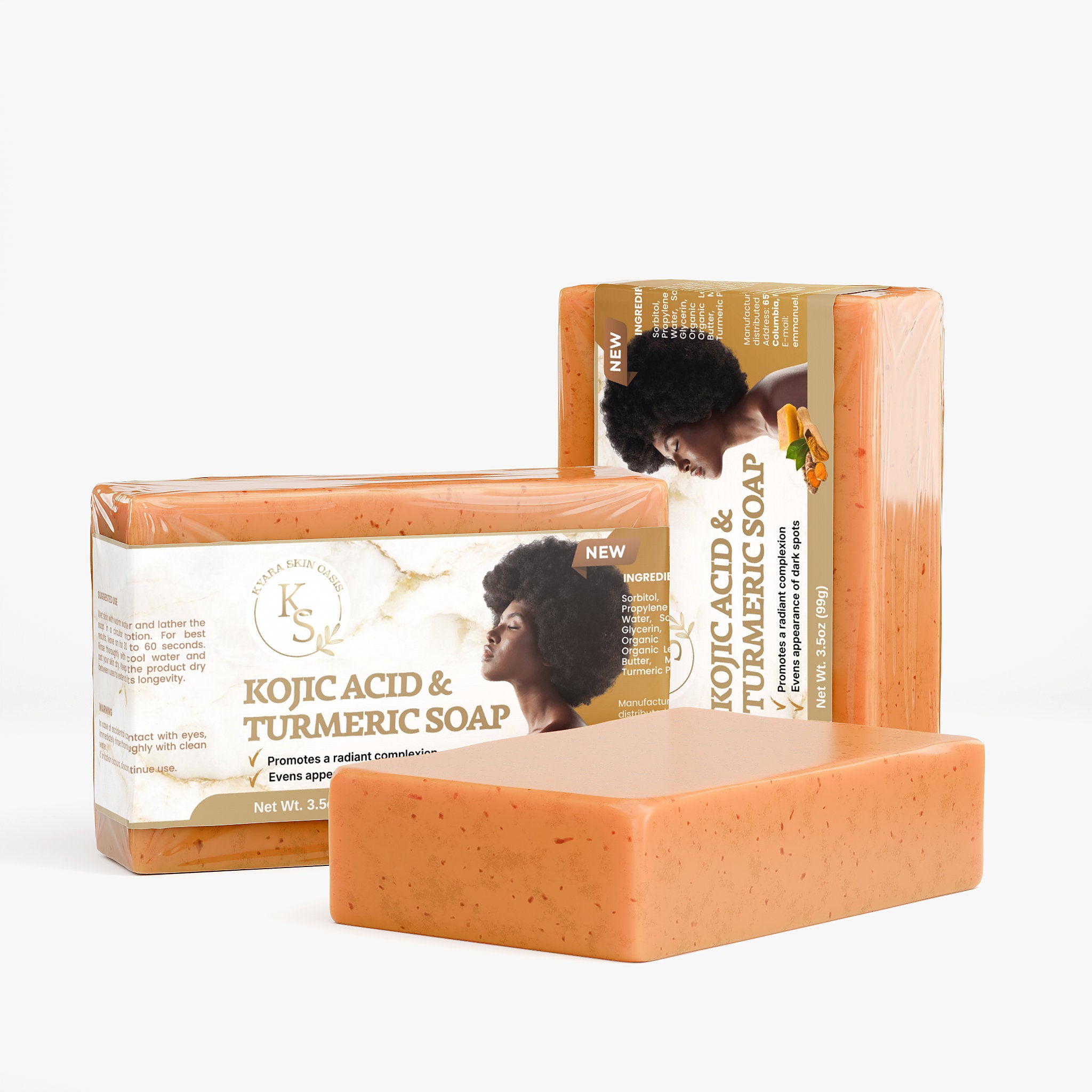 Kojic Acid & Turmeric Soap